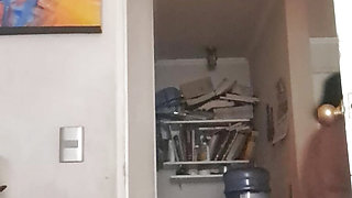 cleaning stepson's bedroom