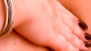Hot Chubby Girl with Huge Tits Squirts as She Plays with Clit Sucking Toy