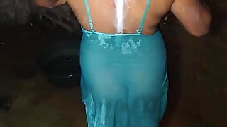 Slutwife Hot Bath at Bathroom