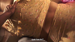 My Stepbrother Detonates Me Mercilessly While We Are Alone, They Almost Discovered Us