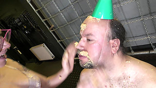 Humiliated with Birthday Cake