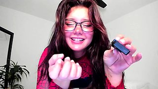 Beautiful brunette in sexy solo fingering masturbation 2 wmv