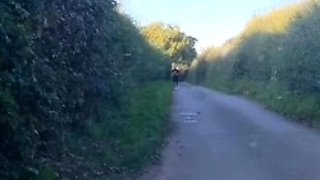 Natalia Forrest - Broken Down Car Blowjob
