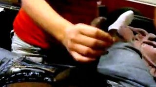 Black Cock-Loving Secretary Interracial Cheating Blowjob