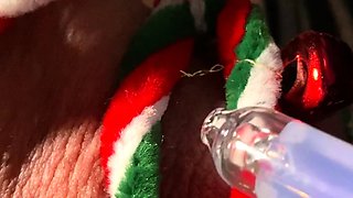 Shy amateur cam girl toying around with her pussy up close