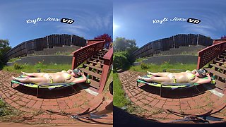 Sunbathing In My Neon Bikini