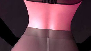 Fucking Fox Ear Girl in Standing Doggie (pov)