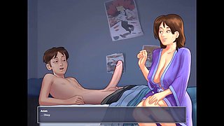 Internal ejaculation, three dimensional, full nude