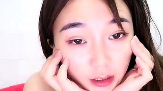 Amateur asian teen licks ass and sucks cock