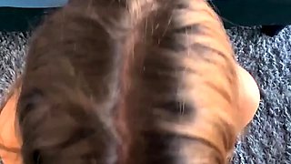 Blonde teen Kiara Knight hot POV blowjob and fucking on cam