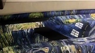 Amateur blondie solo anal masturbation