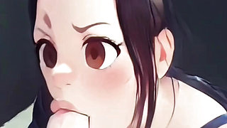 Anime deep blowjob cumshot big dick