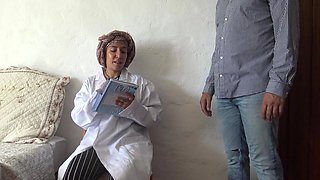 This Turkish Doctor Is Shocked!!! I Take Out My Big Cock In Front Of Her