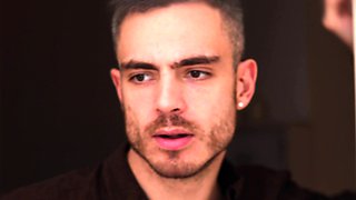 A busty babe excited by masturbation pounced on her friend