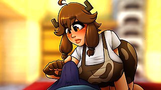Minecraft-themed adult fun with animation and games featuring Lewdgames01