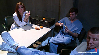 Penthouse Pet Phoenix Marie Is Taken Down and Fucked Hard in Padded Cell