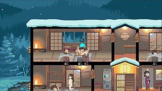 Yukiya Hot Spring the Waters of Fertility Hentai Game Ep.4 Wife Creampie While Her Husband Is Resting in His Bed!