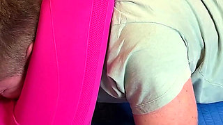 Defeated in Wrestling Headscissors Made to Smell Pussy