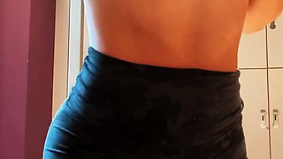 Blonde emo amateur solo masturbation