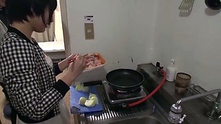 Small titted brunette amateur anal nailed at home