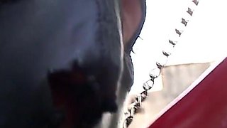 Male Slave Worships His Mistress' Feet and Gets Fisted