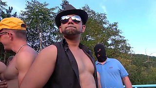 Rooftop Bareback Party By ClubBangBoys