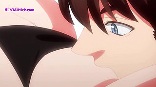 Secret Night with My Roommate Gets Interrupted by Stepsis - Anime Hentai, ENG Sub
