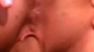 Cute babe with amazing body fucks hardly in ass