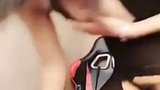 Hot Asian with Hairy Pussy Cums And Squirts