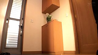 Naughty Asian milf Julia solo masturbation close up