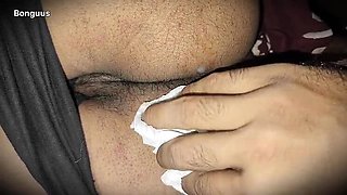 Desi Stepmom Riya Bonguus Demands Step Son Play With Her Hairy Big Ass & Cum On It - POV Fucking