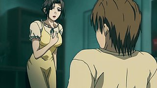 Hentai: Double-toying & Hot Games With Her Stepson Make Lusty Busty MILF Finally Try a Wild Gangbang