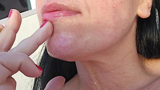 Smoking After Blowjob with Cum in My Mouths
