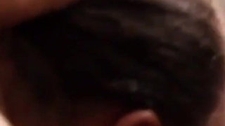 Use your tongue to clean the toilet