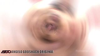 Wild Nicole Hardcore gangbang DP/DVP/first double anal, cum swallow