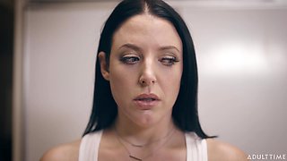 Despot husband comforts his crying wife Angela White and fucks her big booty