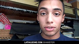 LatinLeche - Latin Boy with Braces take messy facial