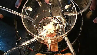 Deepthroat Swallowing Babe in Piss and Anal Gangbang Ggg John Thompson