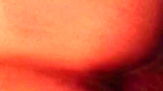 Fucking curvy blond stepmom with oil on ass, cum inside , creampie, watch it leak out of pussy