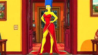 Simpson characters enjoy sexual and kinky perversions in this cartoon parody