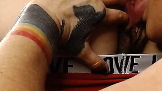 Licking Pussy Behind Ass Tease Turned Into Orgasm Lesbian