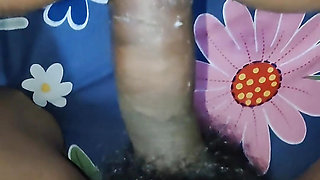 Younger sister showed me her pussy as a gift on my birthday, then made me hot and then fucked me hard