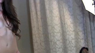 Small titted babe gives awesome blowjob