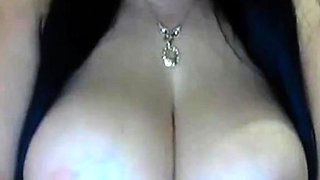 Big-Breasted Amateur Caught on Webcam