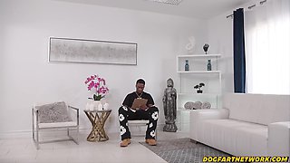 Hot Receptionists DP'D By Impatient MONSTER Cocked Clients - Dogfart