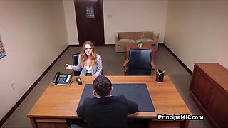 Calling home while getting humped by the principal