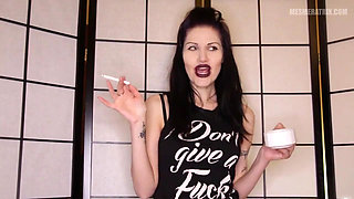 Smoking girlfriend...