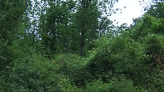 Two French couples turning picnic into hot outdoor foursome