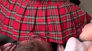 Reverse Facesitting in Skirt Absolutely Trap Under Ass