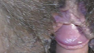 POV: Enormous Big Creampie From Cuckold Husband After My Pussy Rubbing - Milky Mari